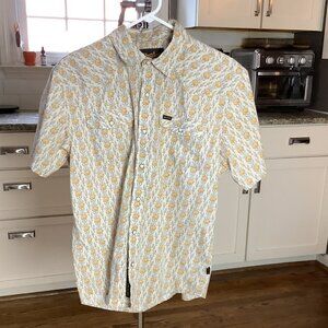 Howler Bros Austin City Limits Snap Shirt Yellow Rose Medium Limited Edition